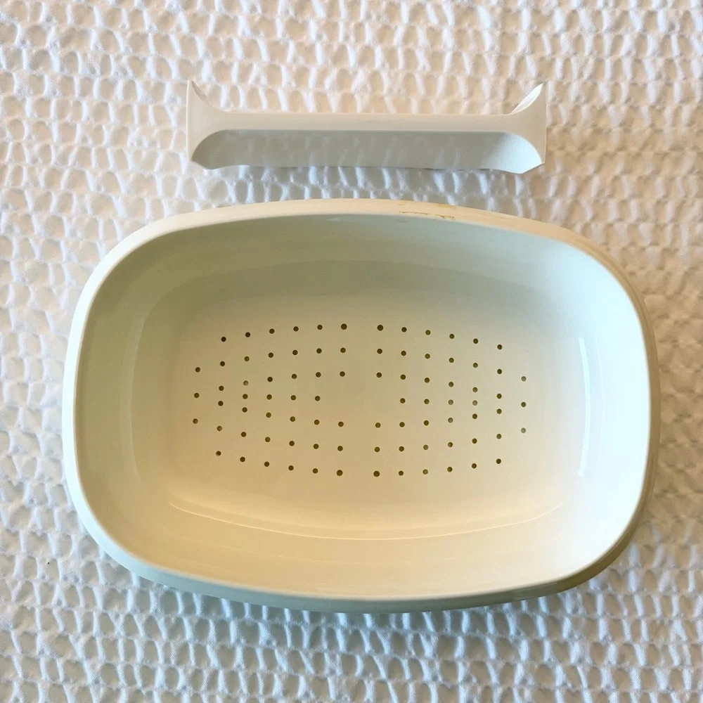 Vintage Tupperware 4pc Steamer Harvest Gold 1273